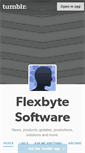 Mobile Screenshot of blog.flexbyte.com